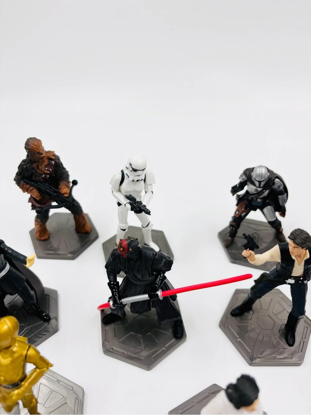 Disney Parks Star Wars Mega Mini Figurine Figures Collectible Lot Bundle Set